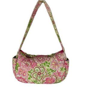 VERA BRADLEY Pink Petal Hobo Boho Small Purse